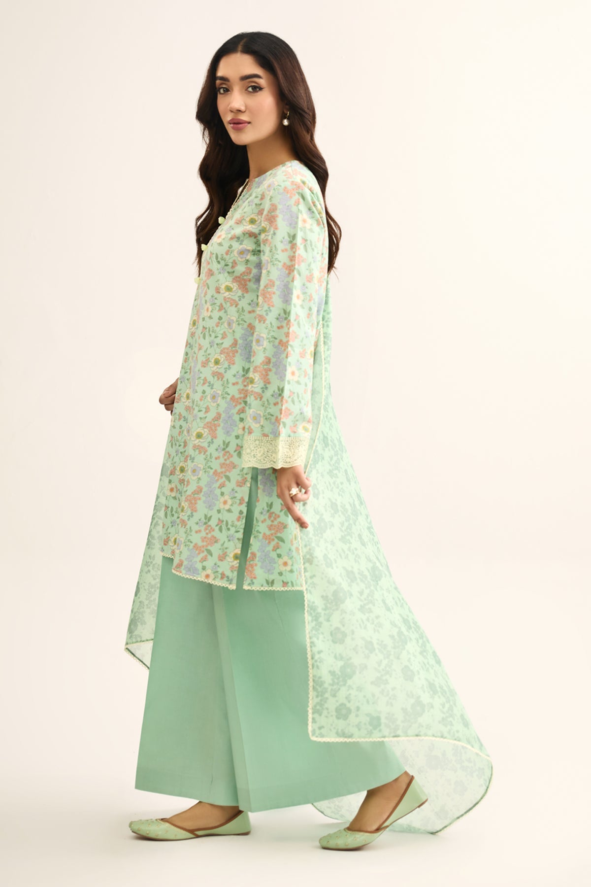 3 PIECE UNSTITCHED - LAWN | PRINTED