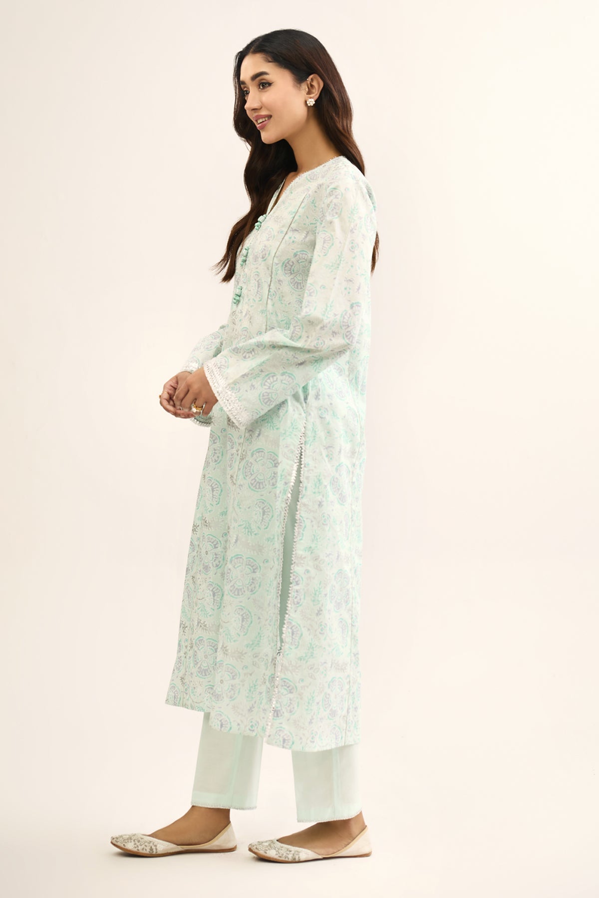 2 PIECE UNSTITCHED - LAWN | PRINTED