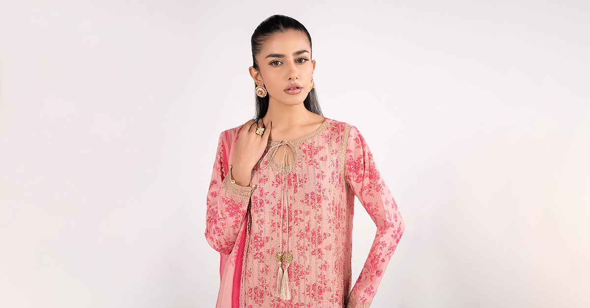 3 PIECE STITCHED - LAWN | EMBROIDERED