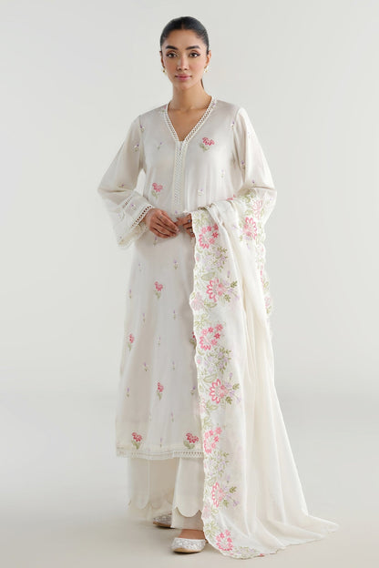 2 PIECE UNSTITCHED - LAWN | EMBROIDERED