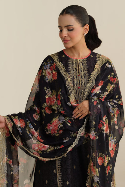 2 PIECE UNSTITCHED - LAWN | EMBROIDERED