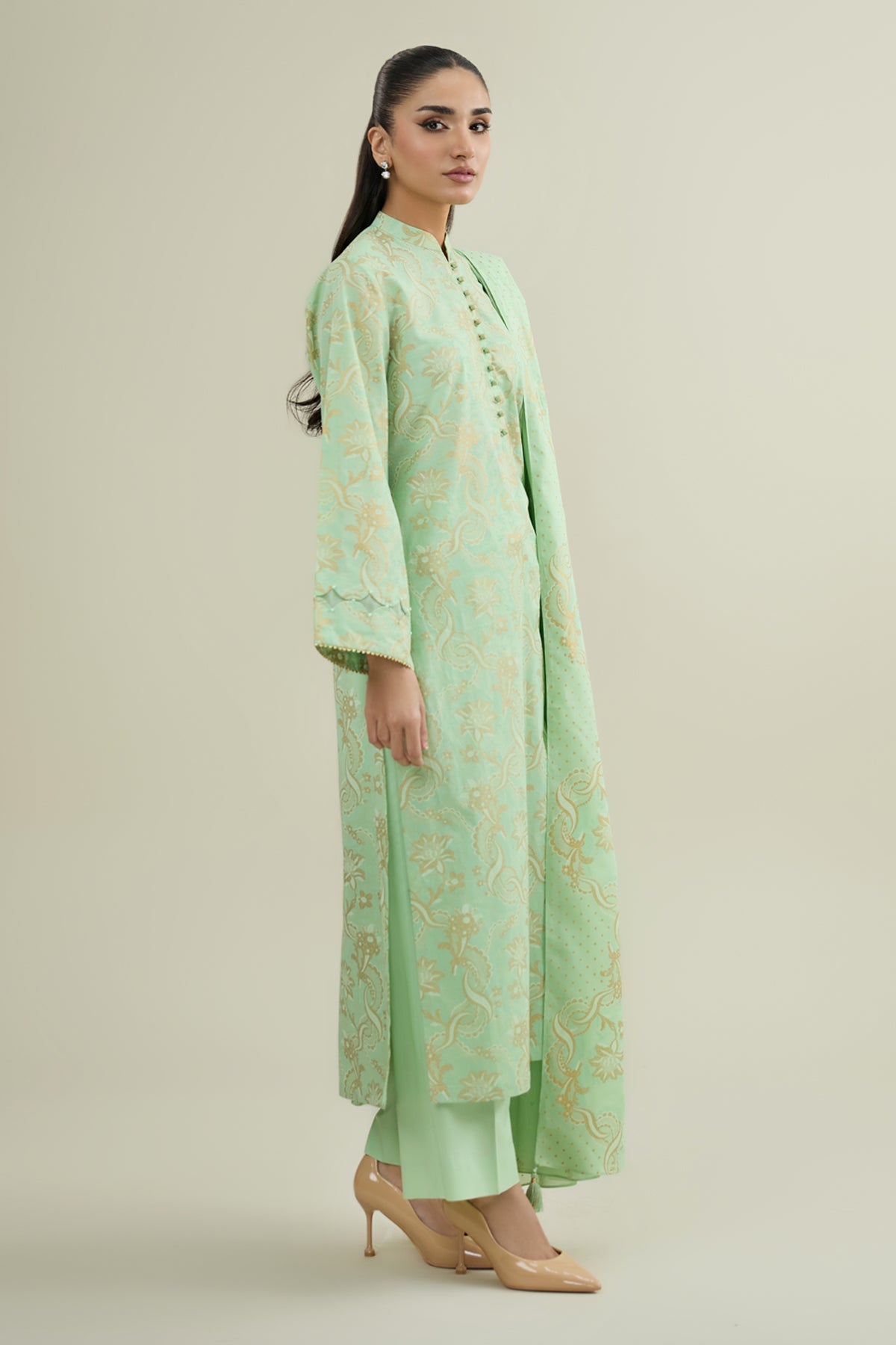 3 PIECE UNSTITCHED - LAWN | PRINTED