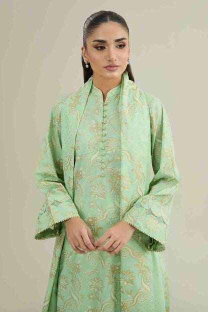 3 PIECE UNSTITCHED - LAWN | PRINTED