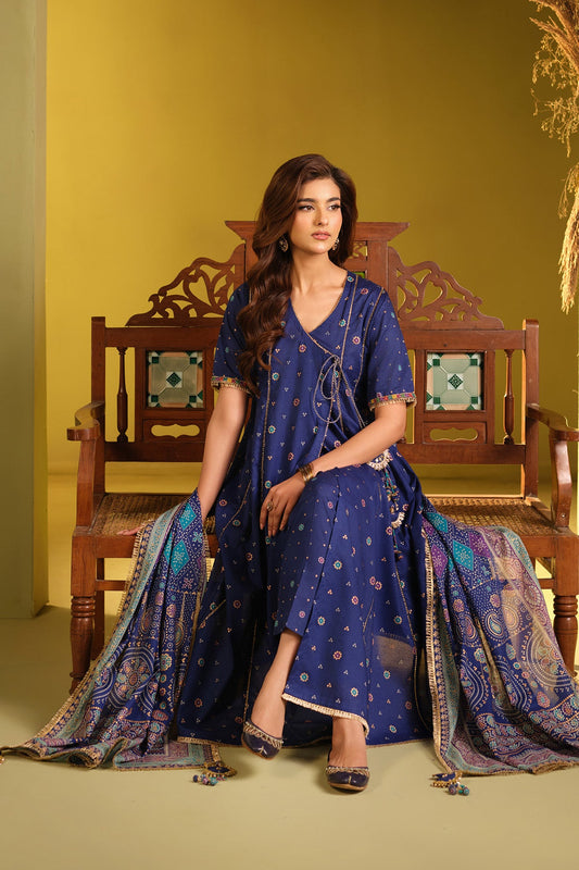 3 PIECE UNSTITCHED - LAWN  |  PRINTED