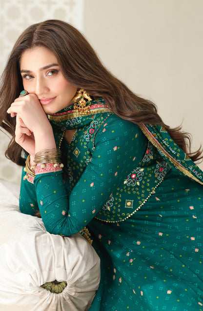 3 PIECE UNSTITCHED - LAWN  |  EMBROIDERED