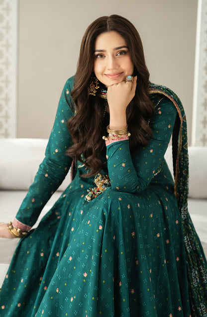 3 PIECE UNSTITCHED - LAWN  |  EMBROIDERED