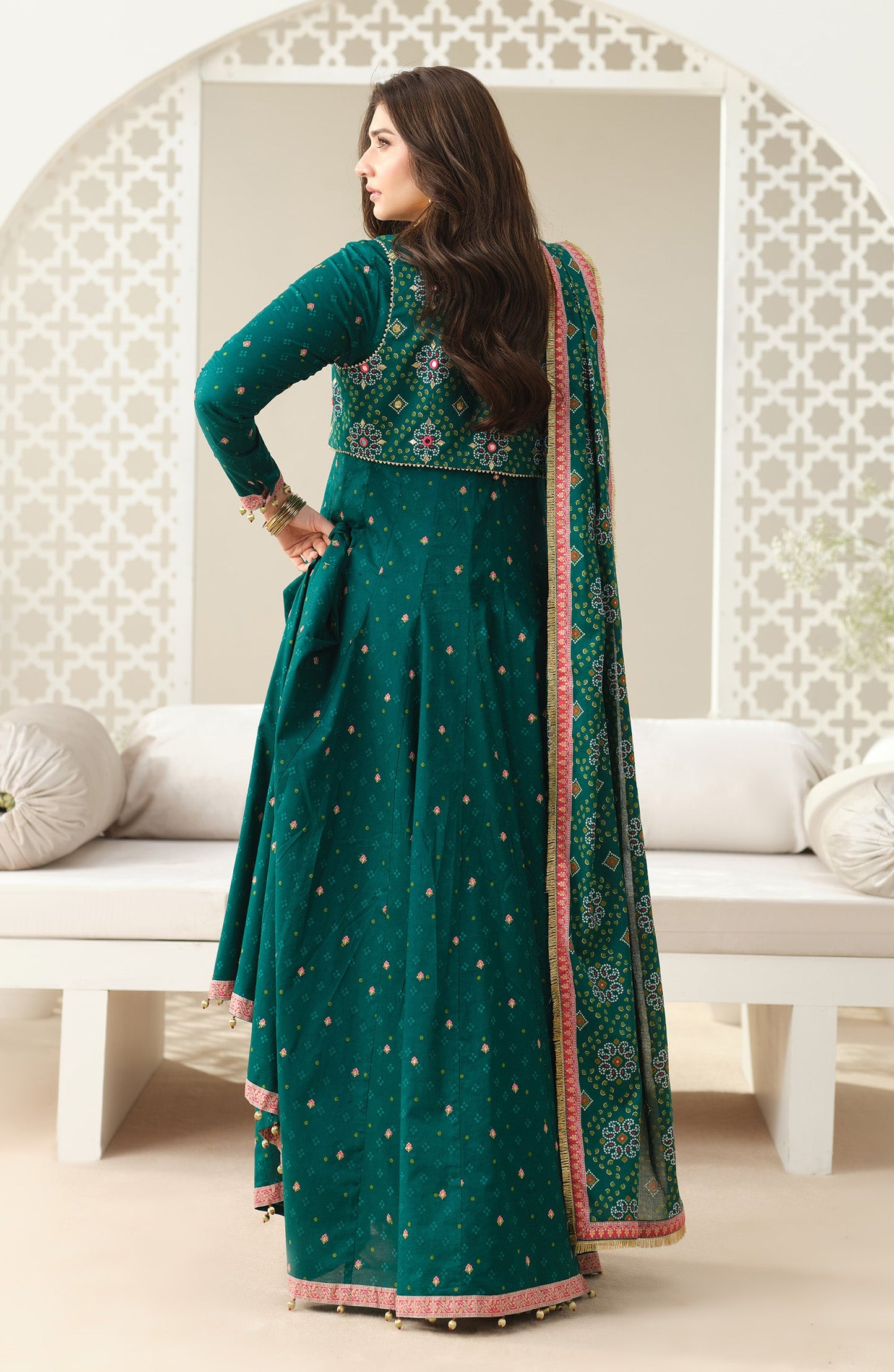 3 PIECE UNSTITCHED - LAWN  |  EMBROIDERED
