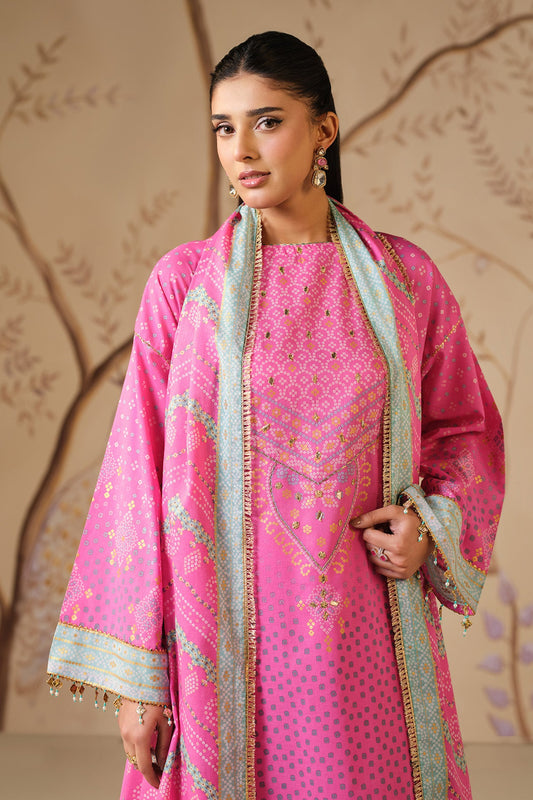 3 PIECE UNSTITCHED - LAWN | PRINTED