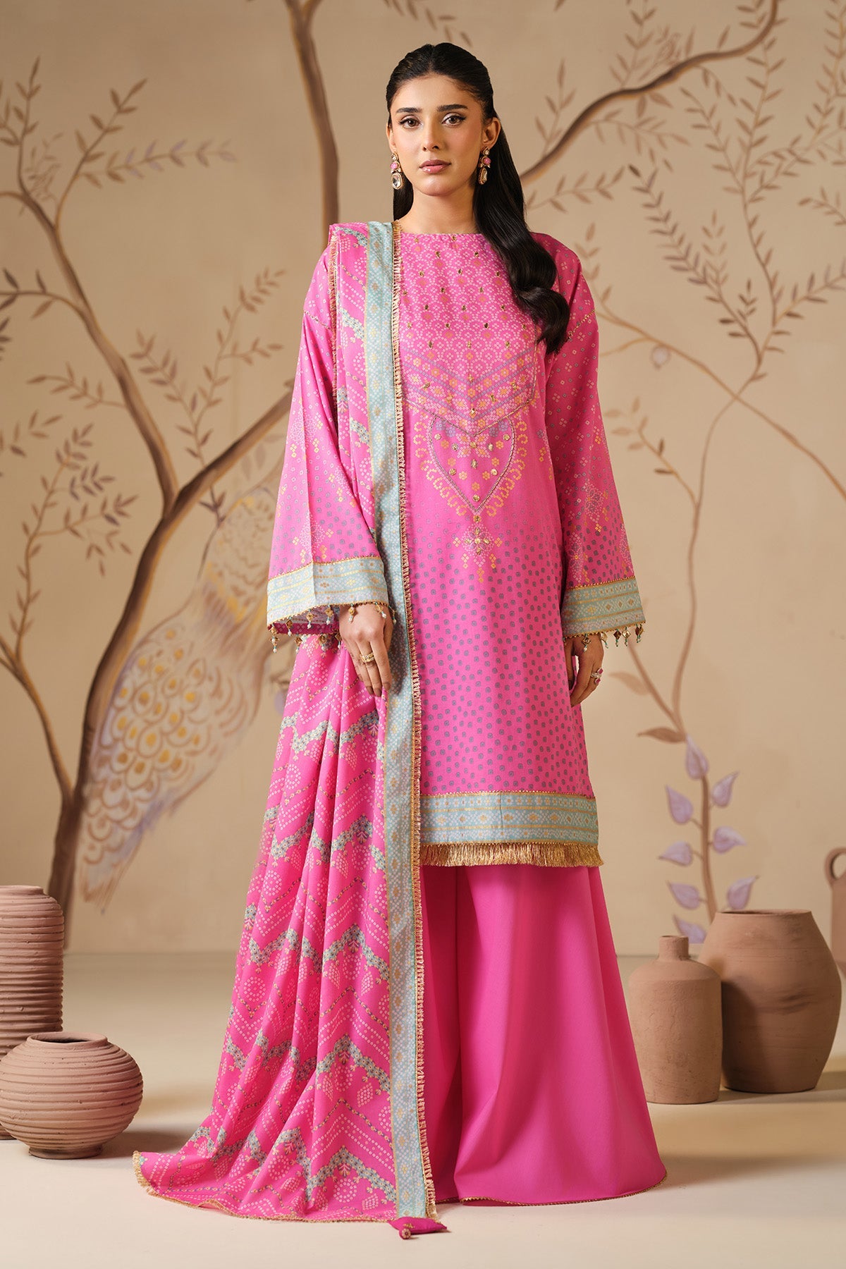 3 PIECE UNSTITCHED - LAWN | PRINTED