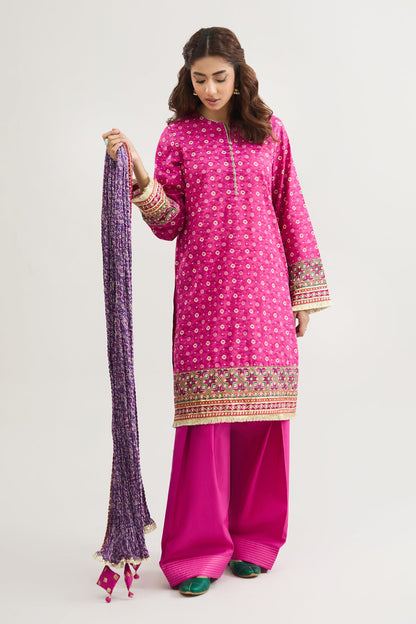 3 PIECE UNSTITCHED - LAWN | PRINTED