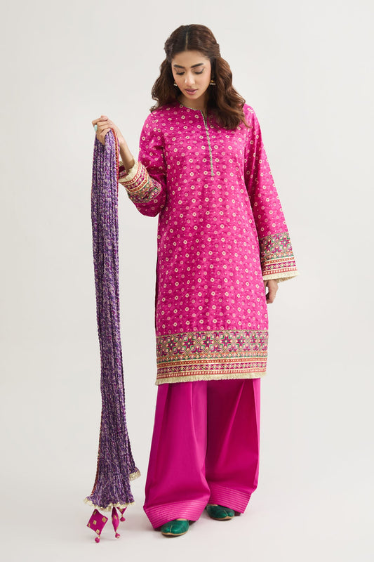 3 PIECE UNSTITCHED - LAWN | PRINTED
