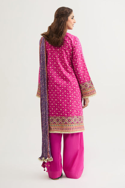 3 PIECE UNSTITCHED - LAWN | PRINTED