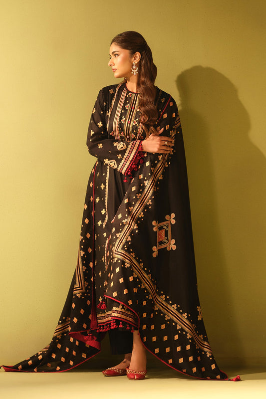 3 PIECE UNSTITCHED - LAWN | PRINTED