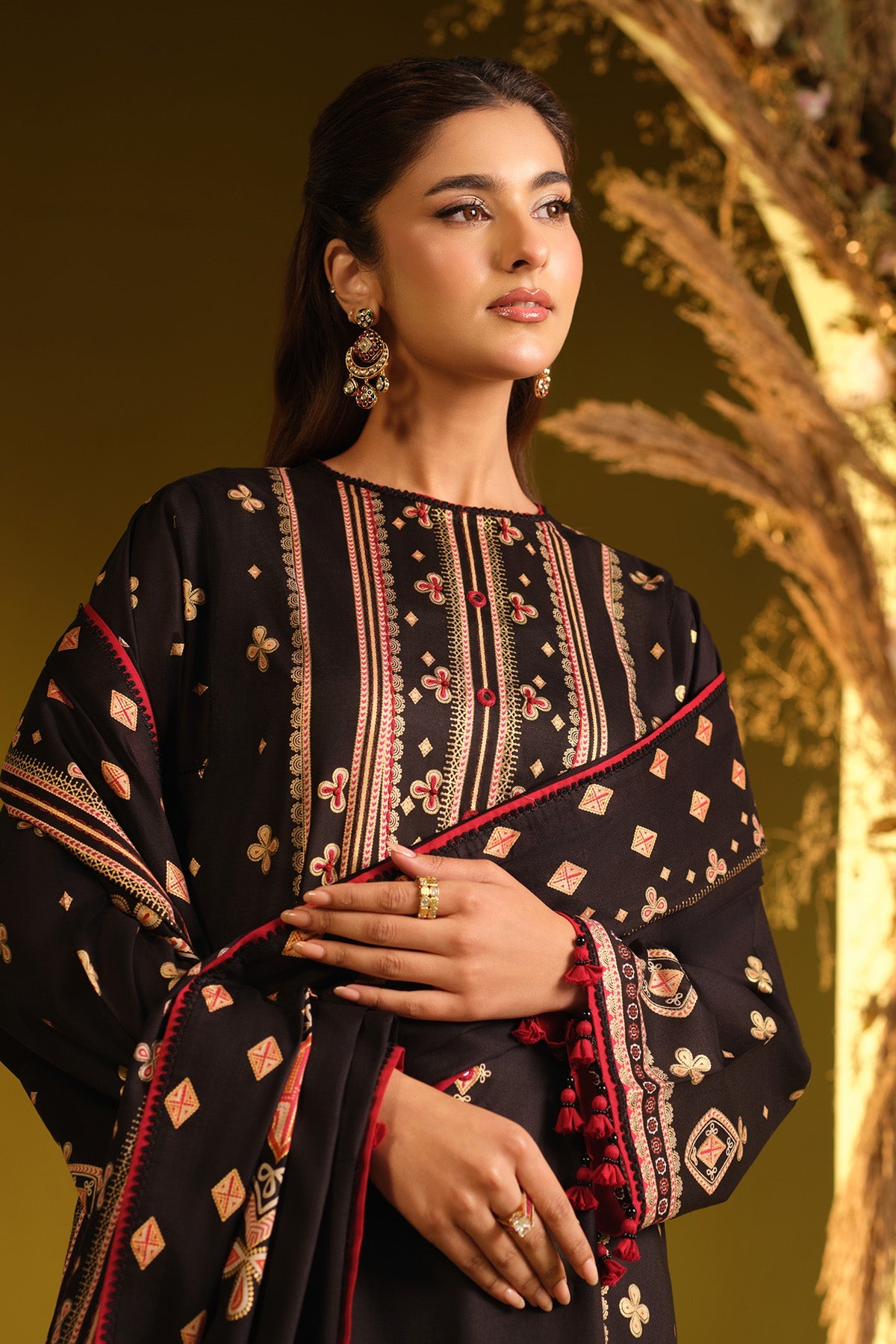 3 PIECE UNSTITCHED - LAWN | PRINTED