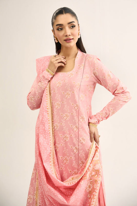 3 PIECE UNSTITCHED - LAWN | PRINTED