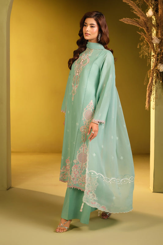 3 PIECE UNSTITCHED - LAWN | EMBROIDERED