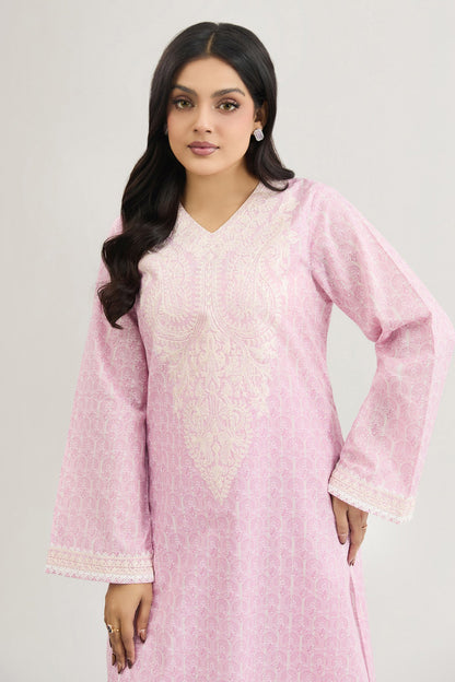 2 PIECE UNSTITCHED - LAWN | EMBROIDERED