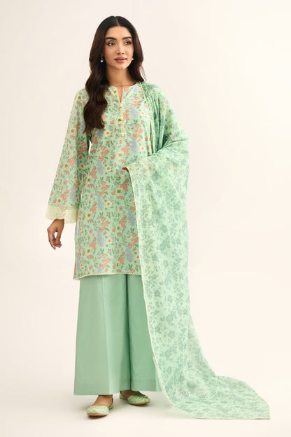 3 PIECE UNSTITCHED - LAWN | PRINTED