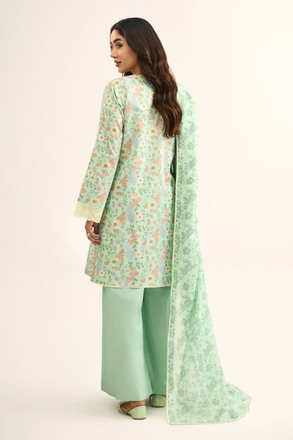 3 PIECE UNSTITCHED - LAWN | PRINTED