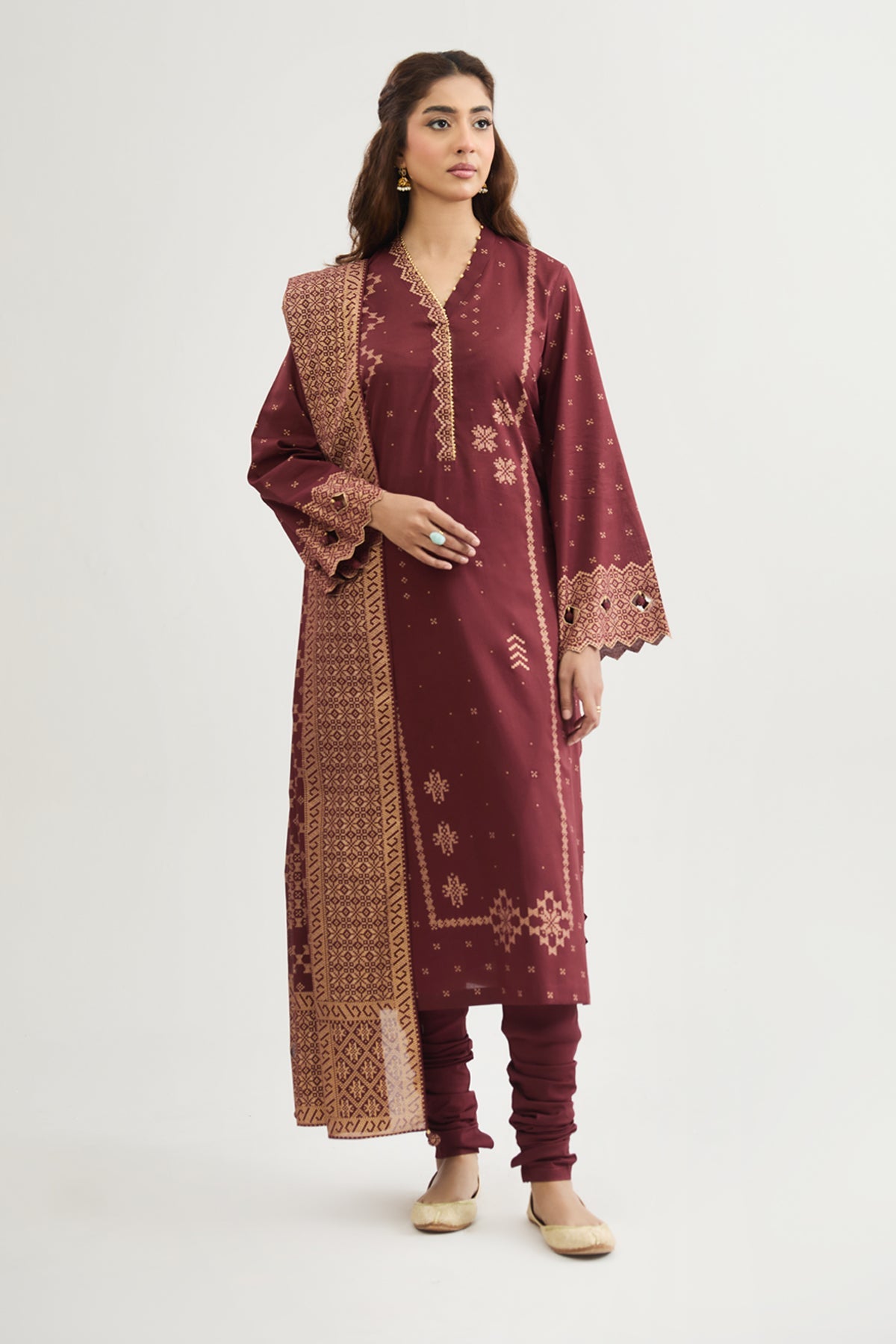 3 PIECE UNSTITCHED - LAWN | PRINTED