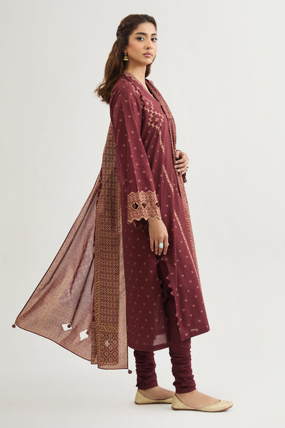 3 PIECE UNSTITCHED - LAWN | PRINTED