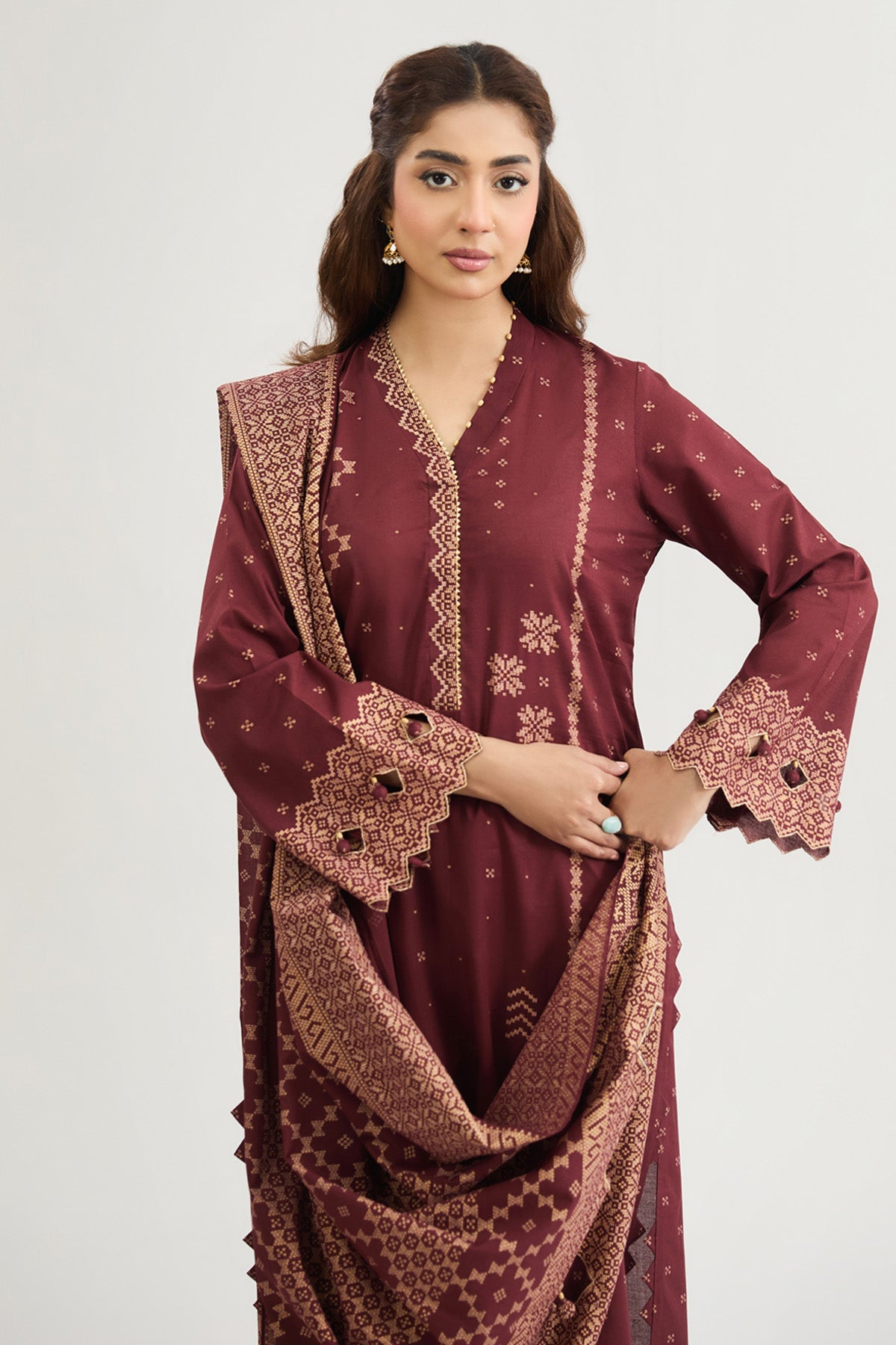 3 PIECE UNSTITCHED - LAWN | PRINTED