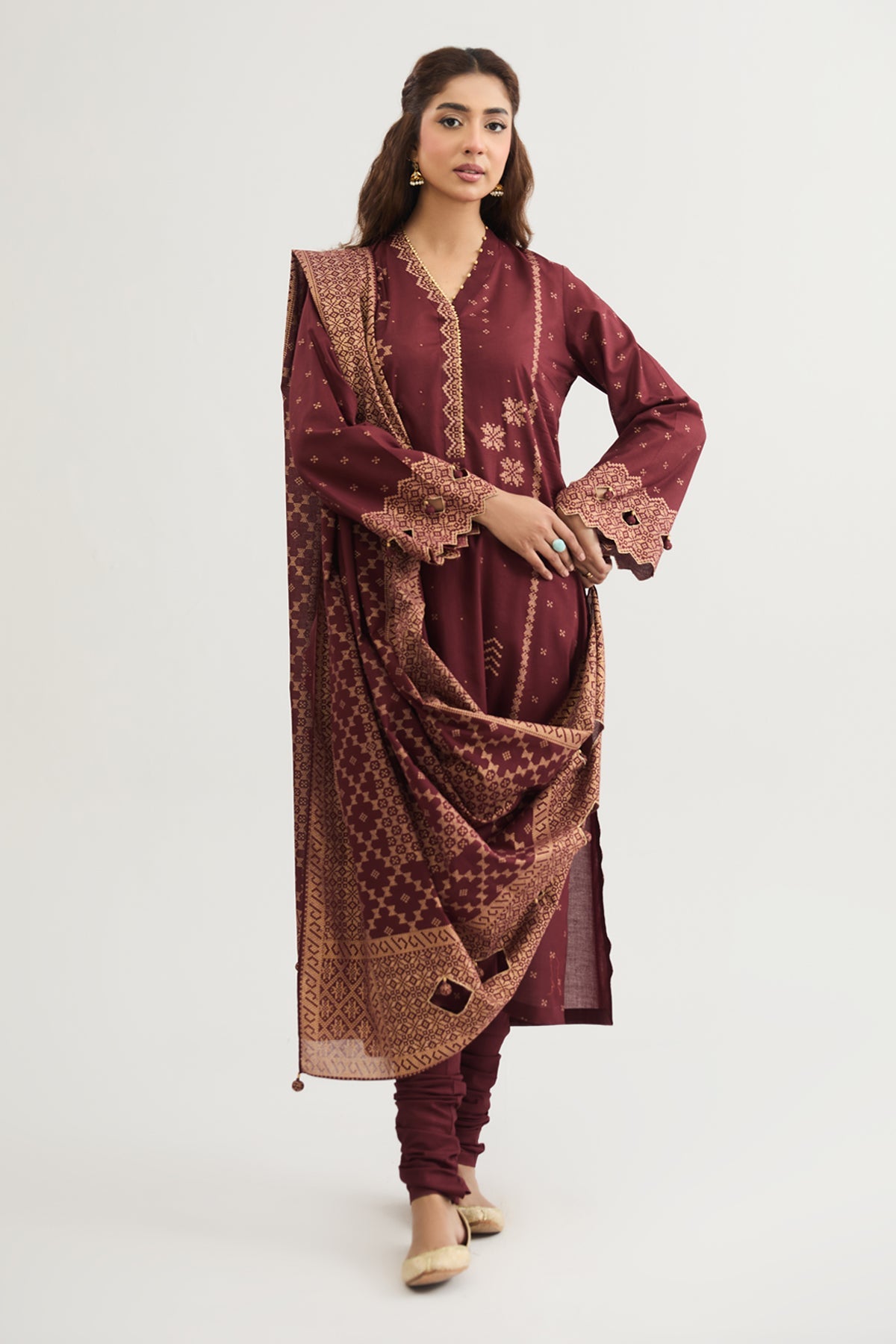 3 PIECE UNSTITCHED - LAWN | PRINTED