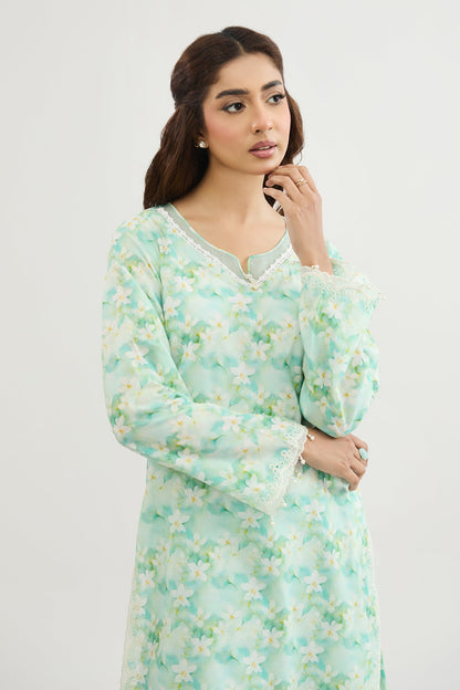 2 PIECE UNSTITCHED - LAWN | EMBROIDERED