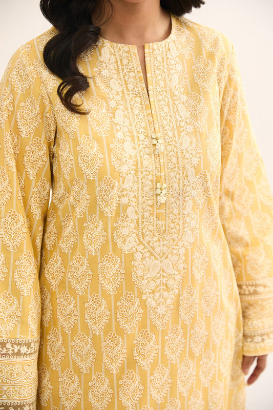2 PIECE UNSTITCHED - LAWN  |  EMBROIDERED
