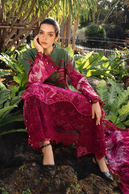 3 PIECE UNSTITCHED - LAWN | EMBROIDERED PRINTED