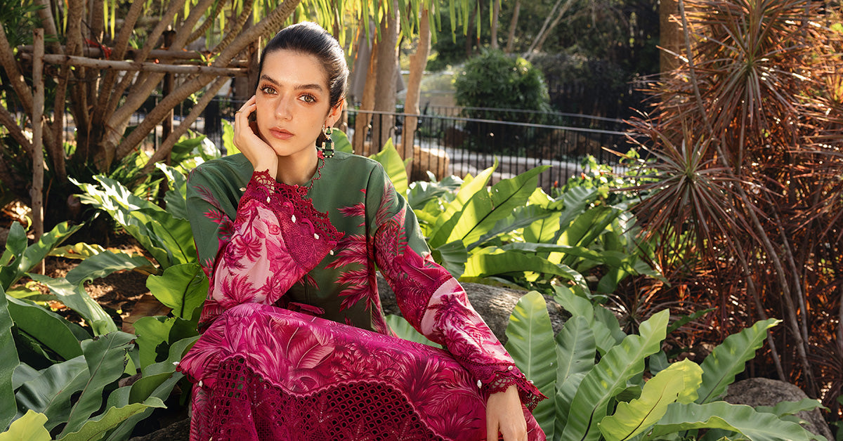 3 PIECE UNSTITCHED - LAWN | EMBROIDERED PRINTED