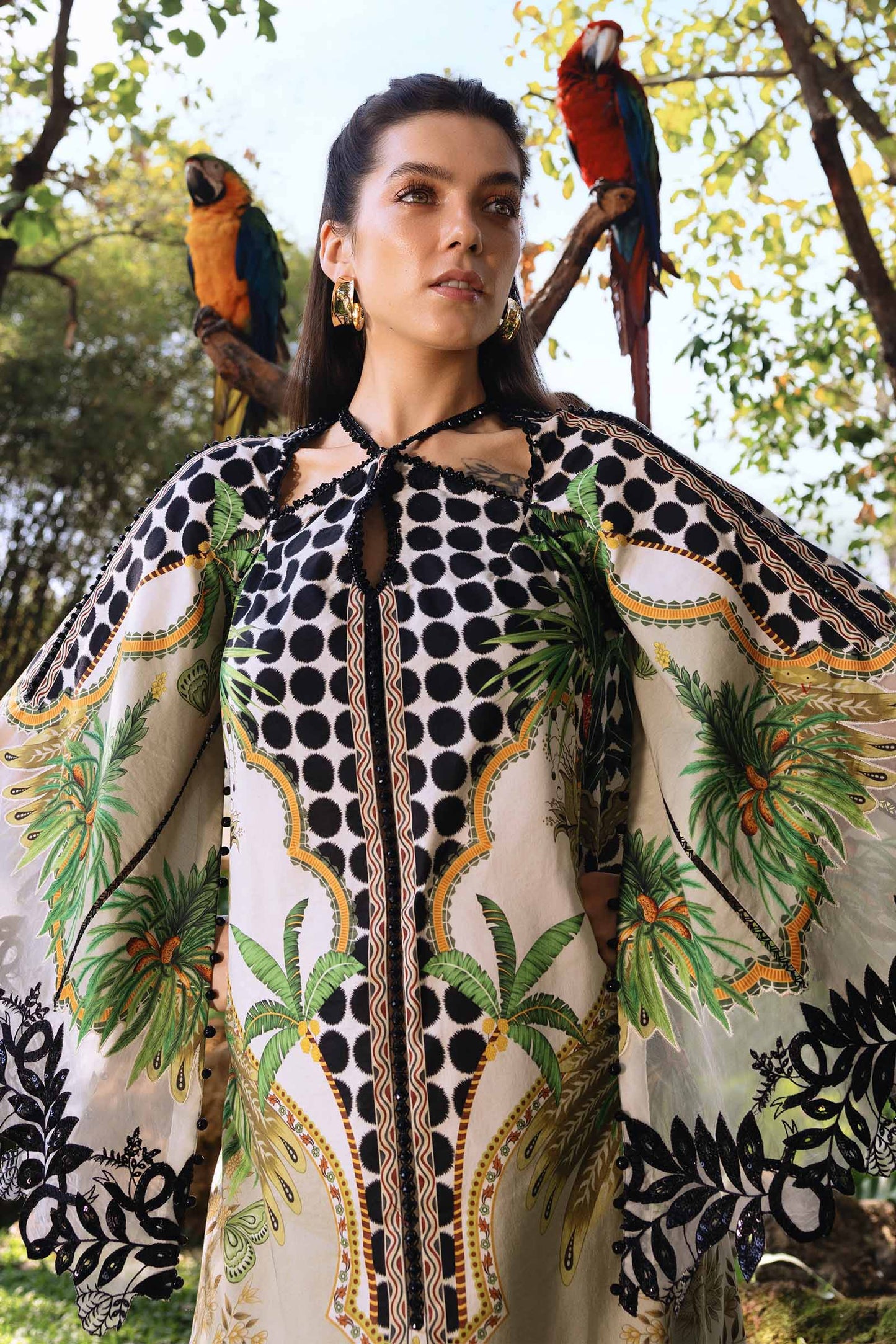 3 PIECE UNSTITCHED - LAWN | PRINTED EMBROIDERED