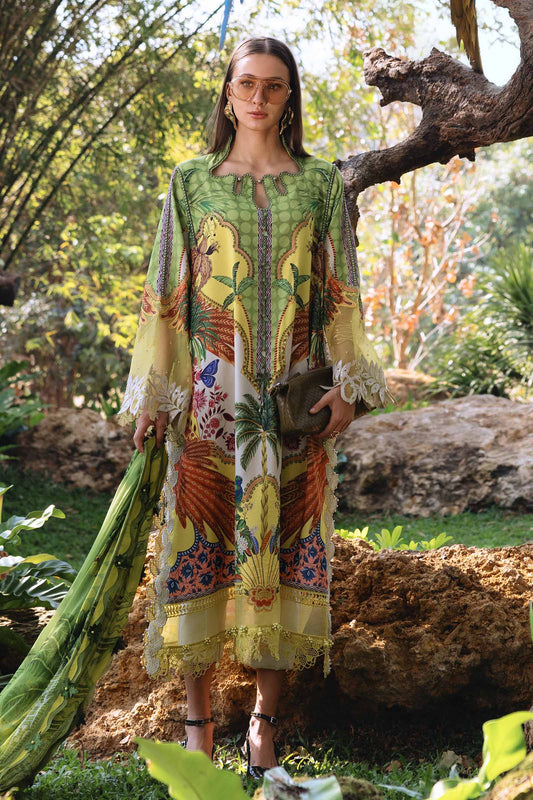 3 PIECE UNSTITCHED - LAWN | PRINTED EMBROIDERED