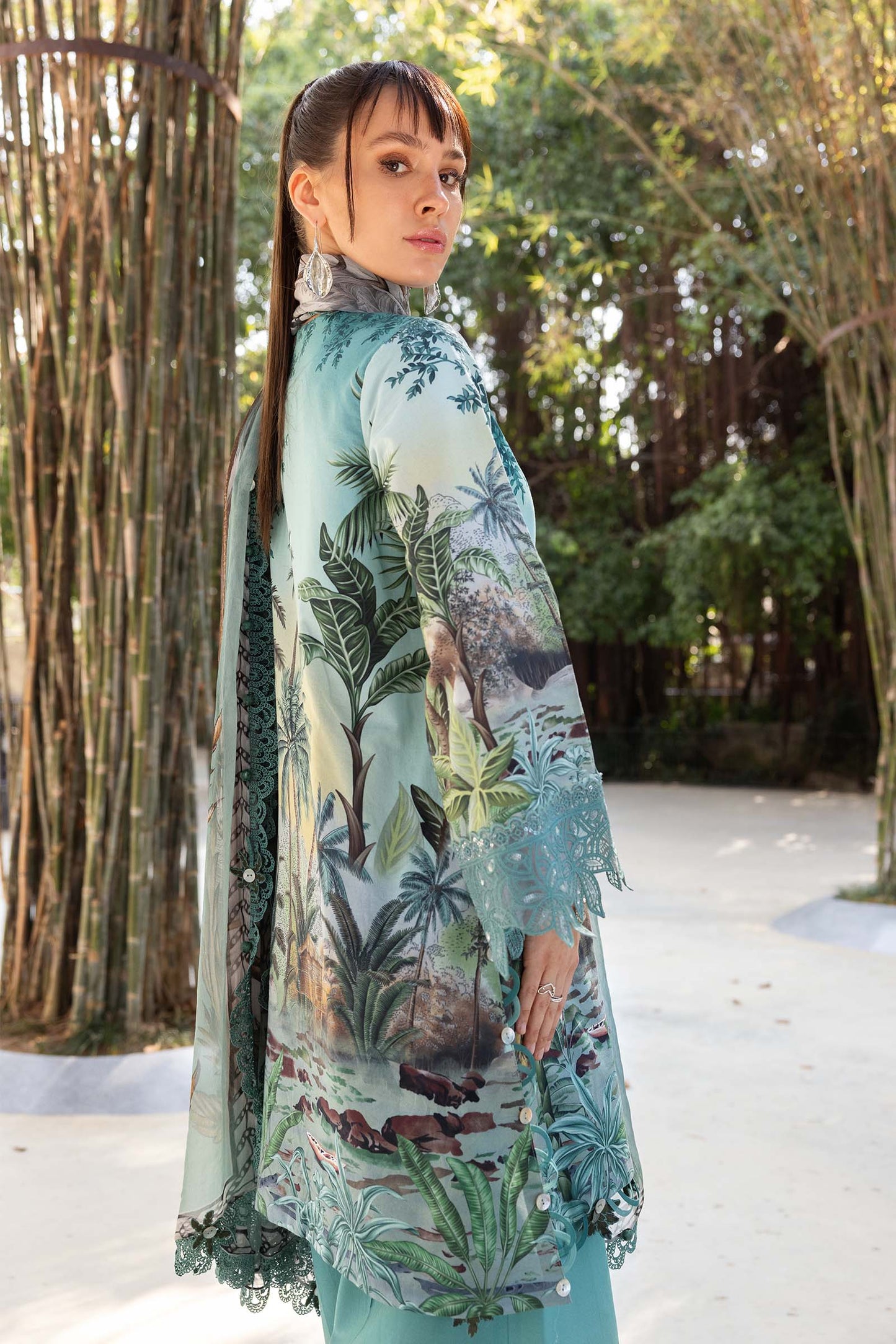 3 PIECE UNSTITCHED - LAWN | PRINTED EMBROIDERED