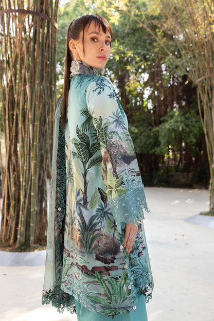 3 PIECE UNSTITCHED - LAWN | PRINTED EMBROIDERED