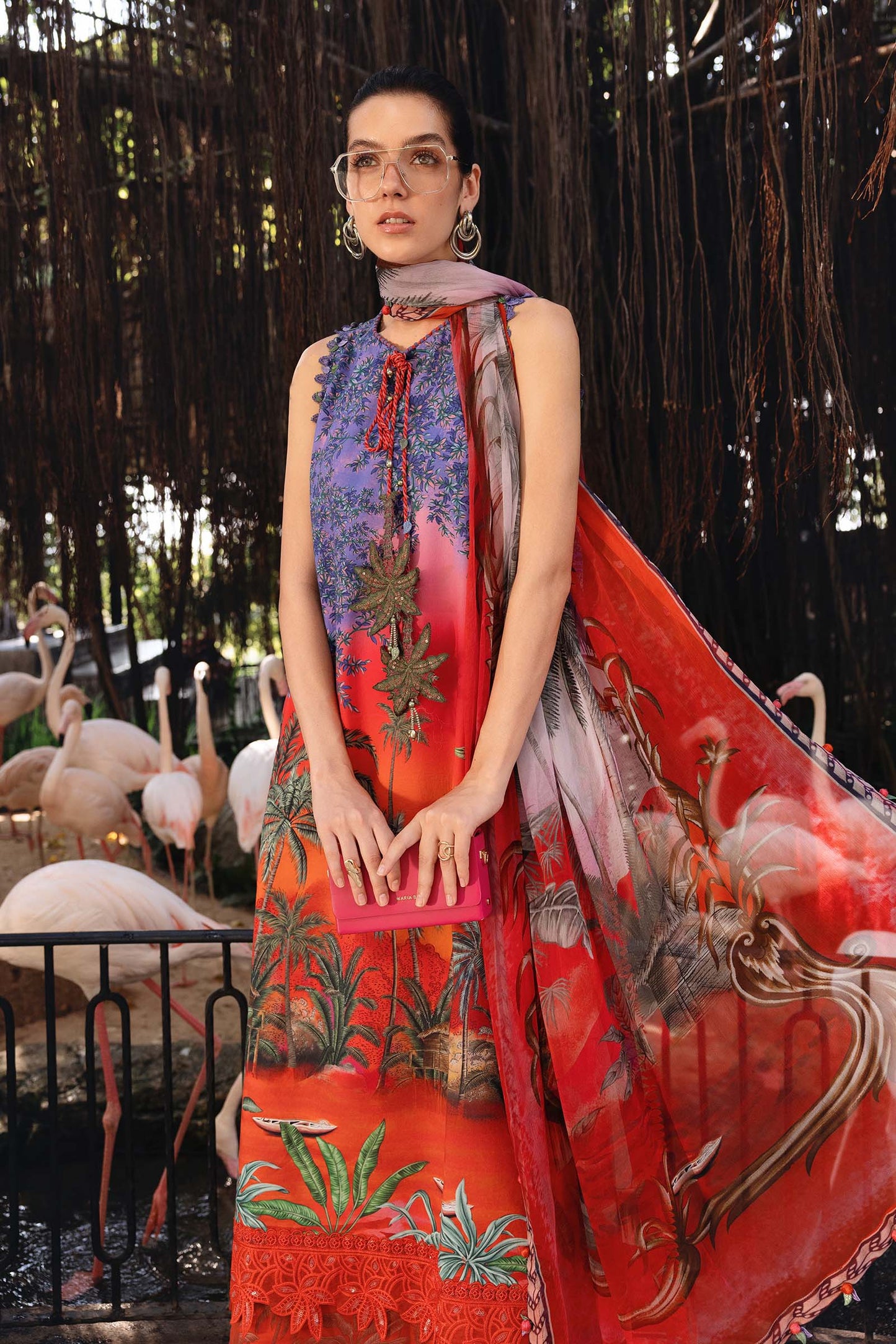 3 PIECE UNSTITCHED - LAWN | EMBROIDERED PRINTED