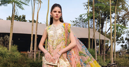 3 PIECE UNSTITCHED - LAWN | EMBROIDERED PRINTED