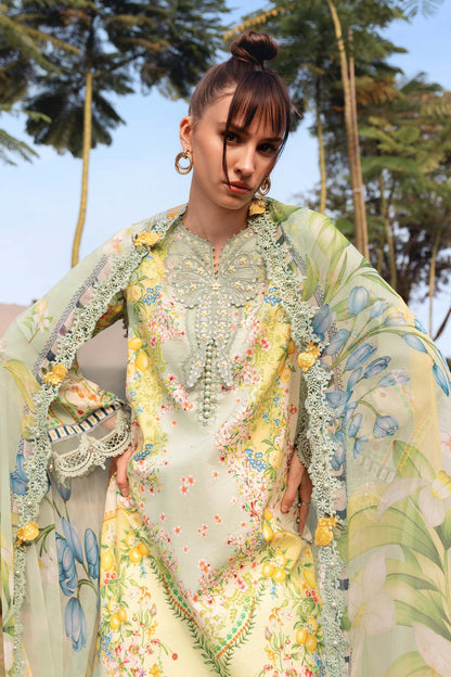 3 PIECE UNSTITCHED - LAWN | PRINTED EMBROIDERED