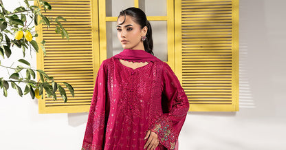 3 PIECE STITCHED - LAWN | EMBROIDERED