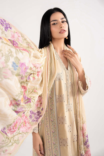 3 PIECE STITCHED - LAWN | EMBROIDERED