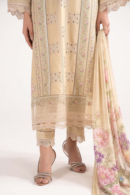 3 PIECE STITCHED - LAWN | EMBROIDERED