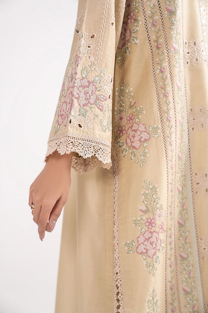 3 PIECE STITCHED - LAWN | EMBROIDERED