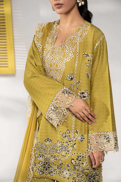 3 PIECE STITCHED - DOBBY LAWN | EMBROIDERED