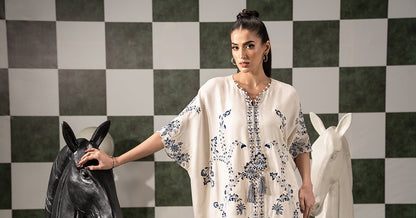 2 PIECE STITCHED - RAW SILK | EMBROIDERED