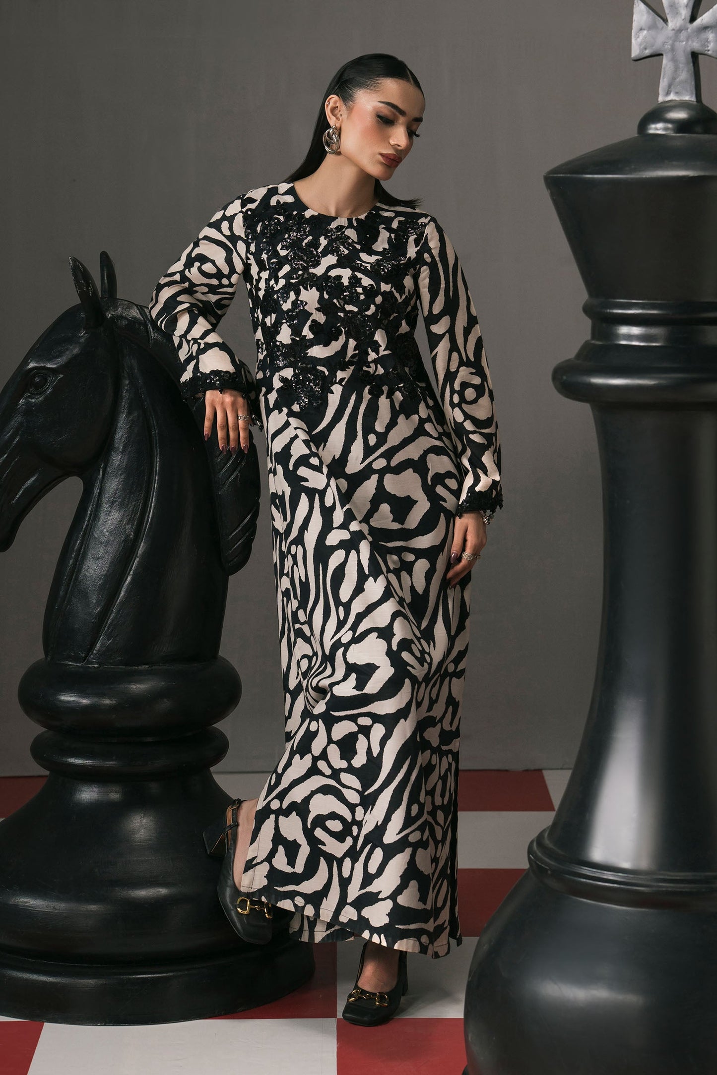 2 PIECE STITCHED - RAW SILK | EMBROIDERED