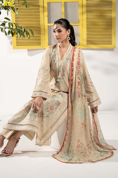 3 PIECE STITCHED - LAWN | EMBROIDERED
