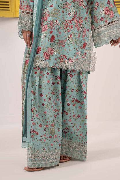 3 PIECE STITCHED - LAWN | EMBROIDERED