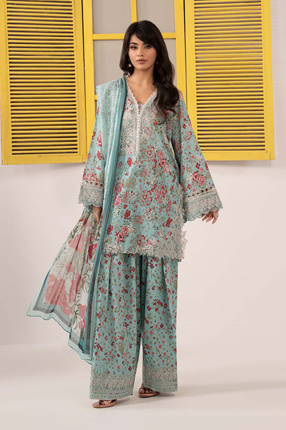 3 PIECE STITCHED - LAWN | EMBROIDERED