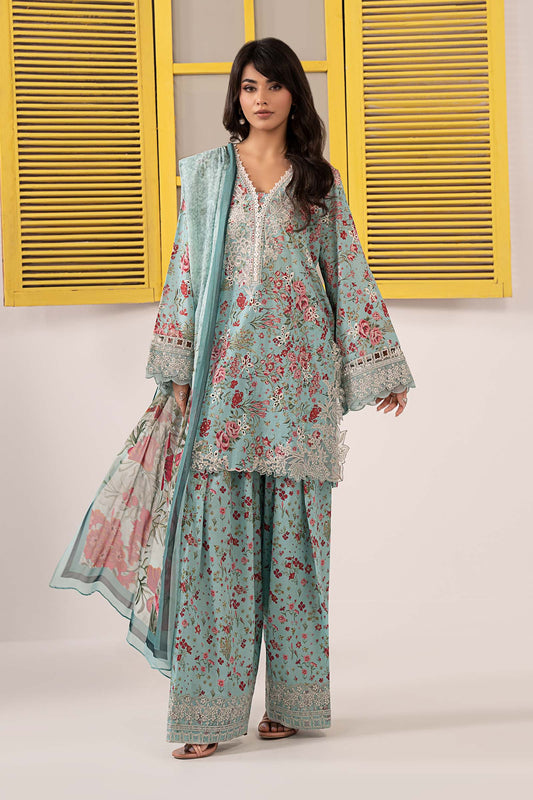 3 PIECE STITCHED - LAWN | EMBROIDERED