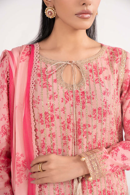 3 PIECE STITCHED - LAWN | EMBROIDERED